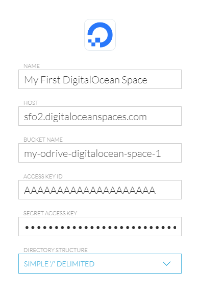 Link DigitalOcean form